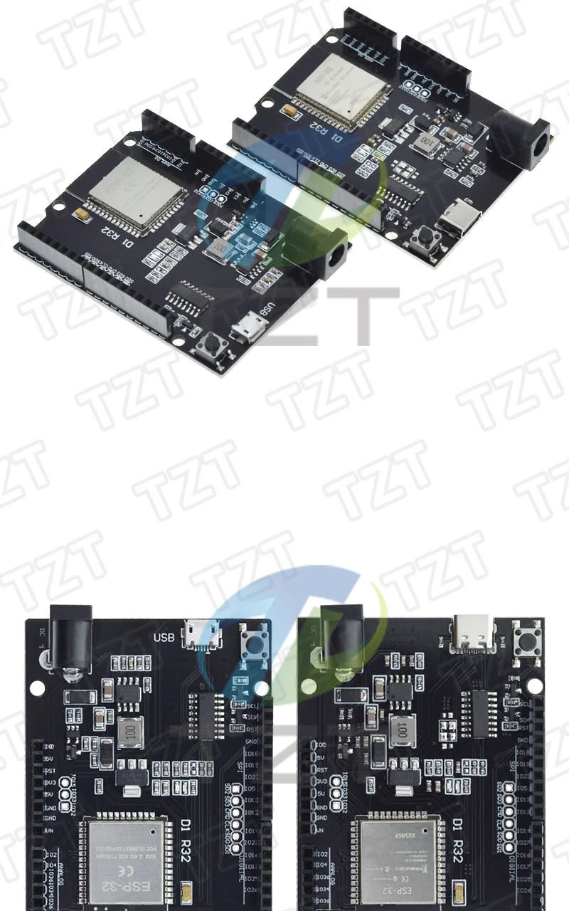 Typ-c/MICRO USB ESP32 Für Wemos D1 Mini Für Arduino UNO R3 D1 R32 WIFI Drahtlose Bluetooth entwicklung Bord CH340 4M Speicher – Detail 4