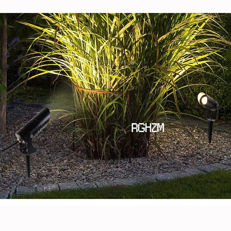 LED COB Garden lighting Dimmable 5W7W10W Outdoor Lawn Lamp Waterproof Lighting Led Light Garden Path Spotlights AC110V220VDC12V