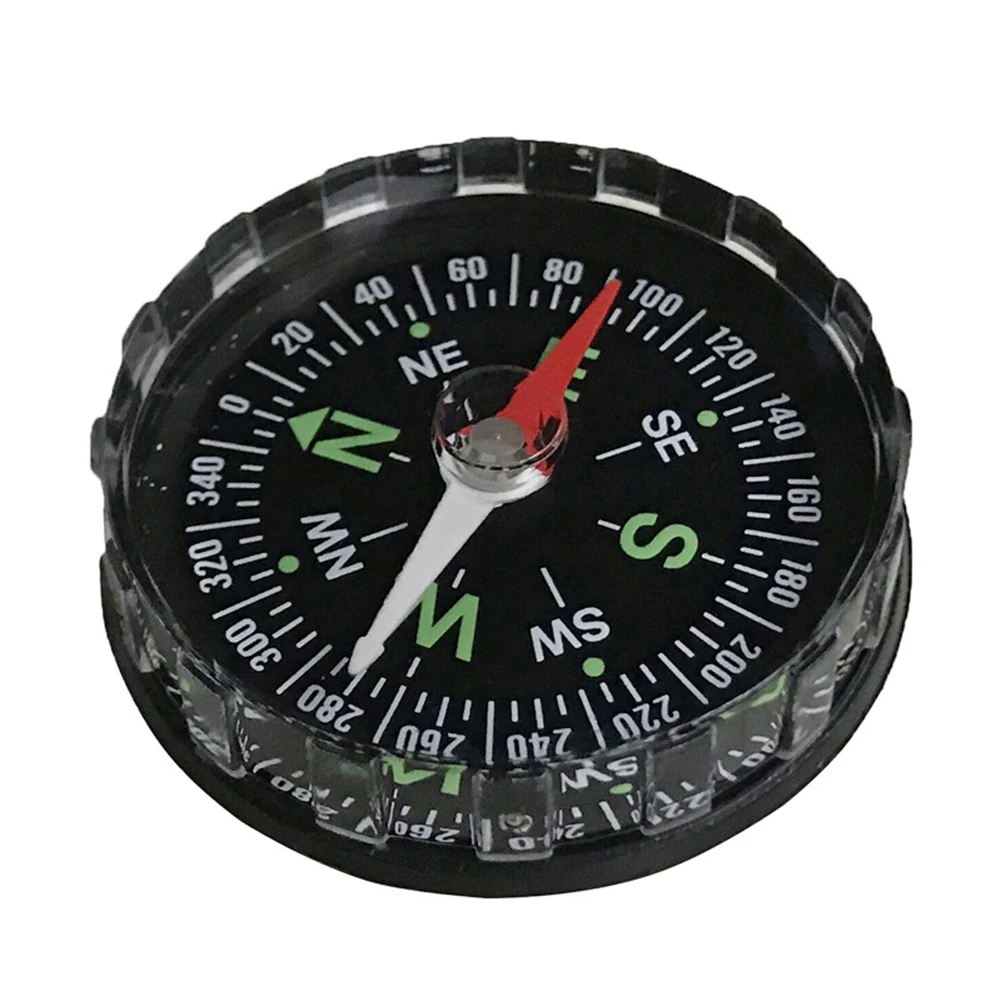 45mm 휴대용 미니 나침반 야외 캠핑 하이킹 생존 가이드 내비게이션