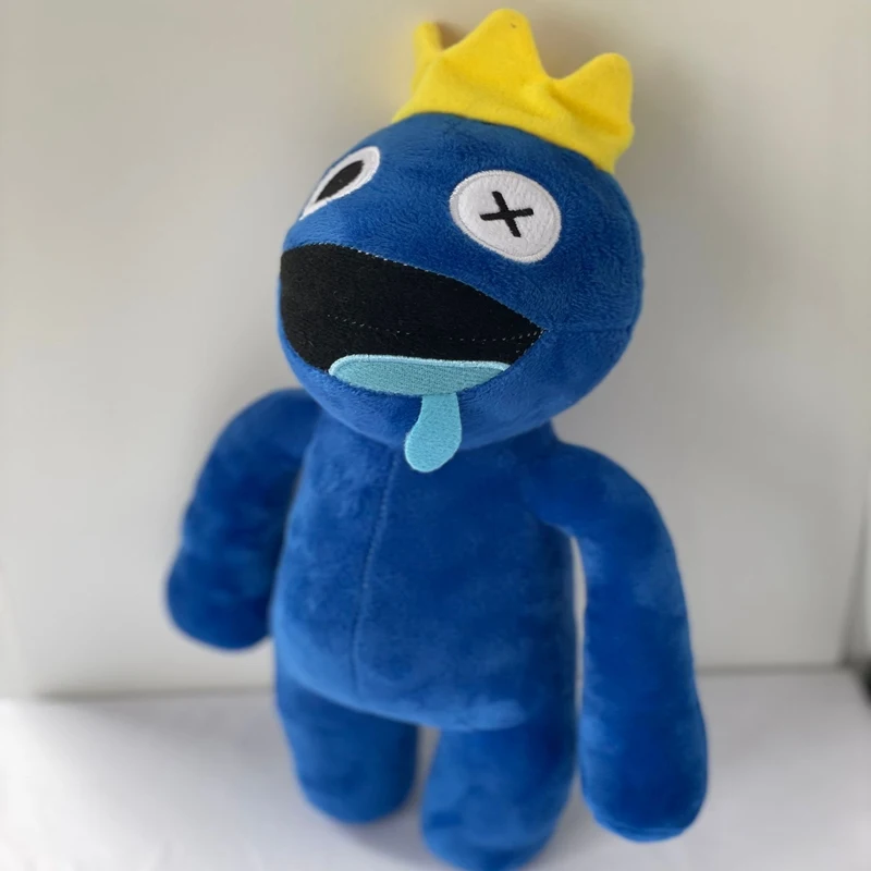 Ro-bloxed Rainbow Friends Plush Toy Cartoon Game Doll Cute Blue Baby  Monster Toy