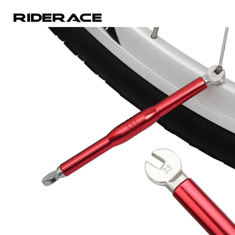 BicycleSpokeWrenchOpen3537mmAluminumAlloyAdjustment