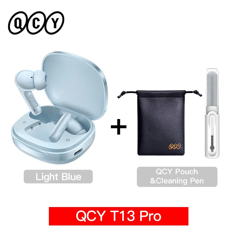 QCY T13 Pro HT23 Adaptive ANC Wireless Earbuds 13mm Drivers Powerful Bass 50dB Hybrid ANC Bluetooth 6.0 Earphones 6 Mics ENC 47H - Image 18
