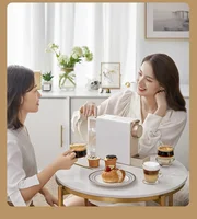 220V Automatic Capsule Coffee Maker, Portable Mini Espresso Machine for Home and Travel 2