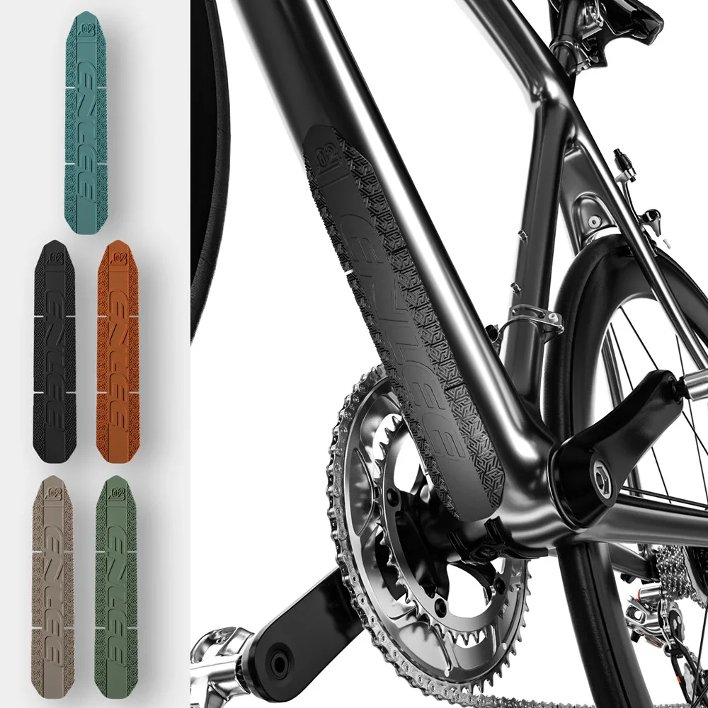 ENLEE Silicone Bike Frame Protector Bicycle Frame bottom Pad Scratch-Resistant MTB Road Frame Cover Accessories