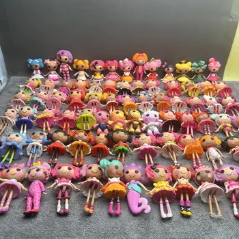 Original Lalaloopsy 8-10cm Little Sister and Pet Dolls PVC Girls' Holiday Gift Collection Pvc Toys 1