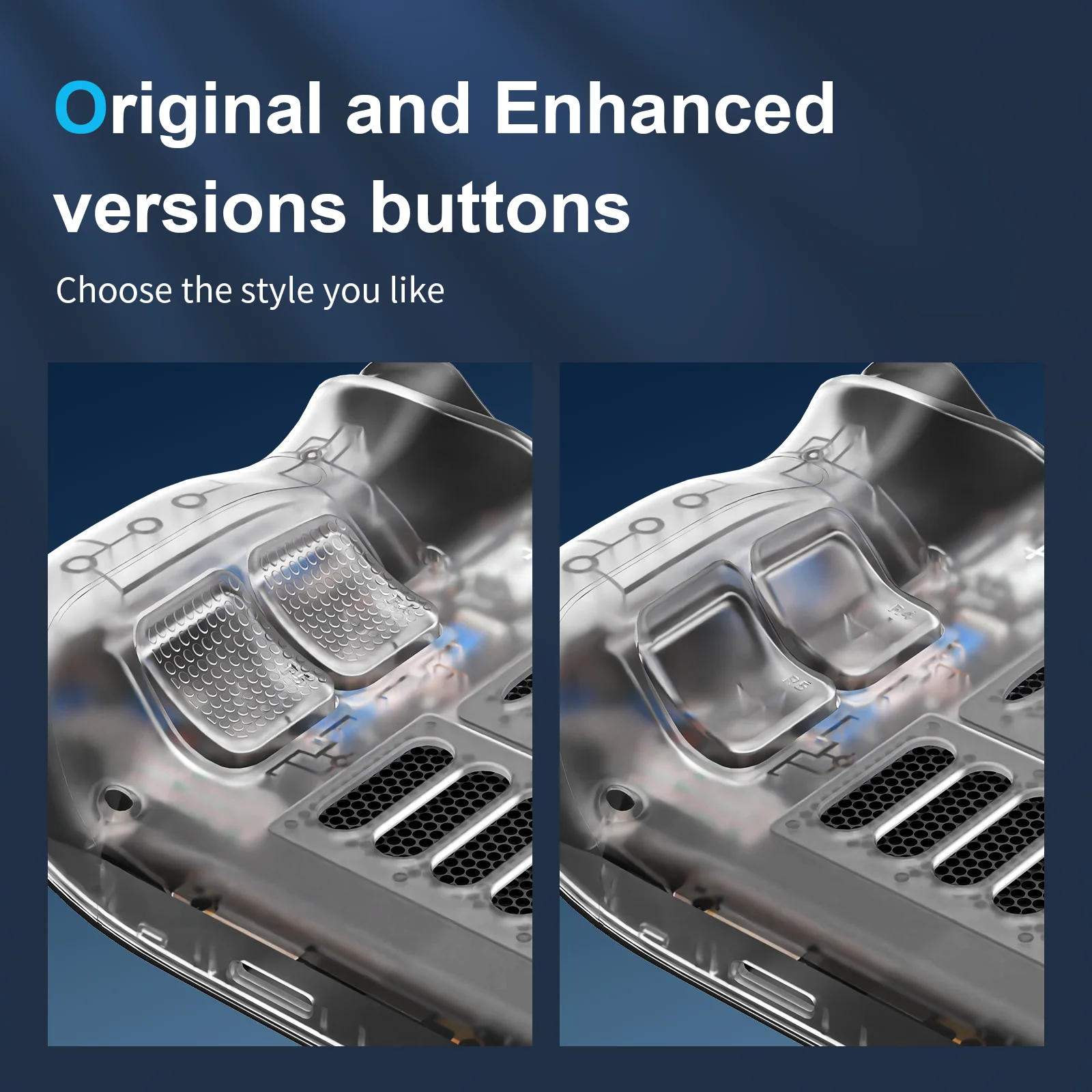 Custom Replacement Housing Case with Adjustable Back and Buttons