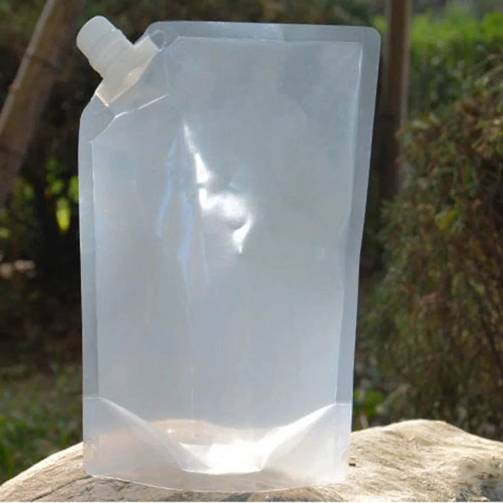 10 Pieces Drinks Flasks Pouch Reusable Drinking Flasks Concealable Plastic for Booze Cocktails