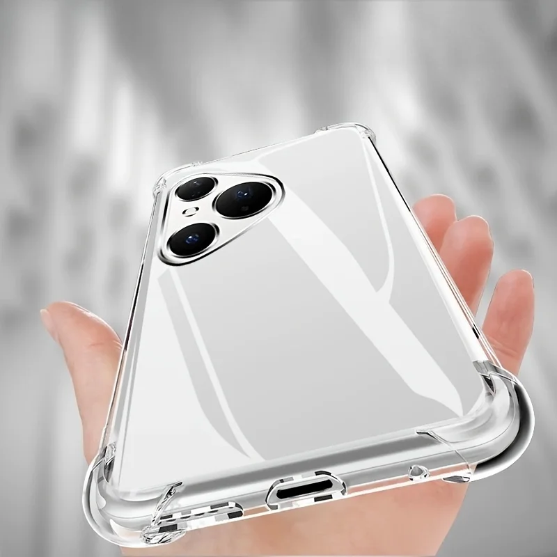 Sleek Transparent Phone Case - Soft TPU Silicone Clear Back Cover