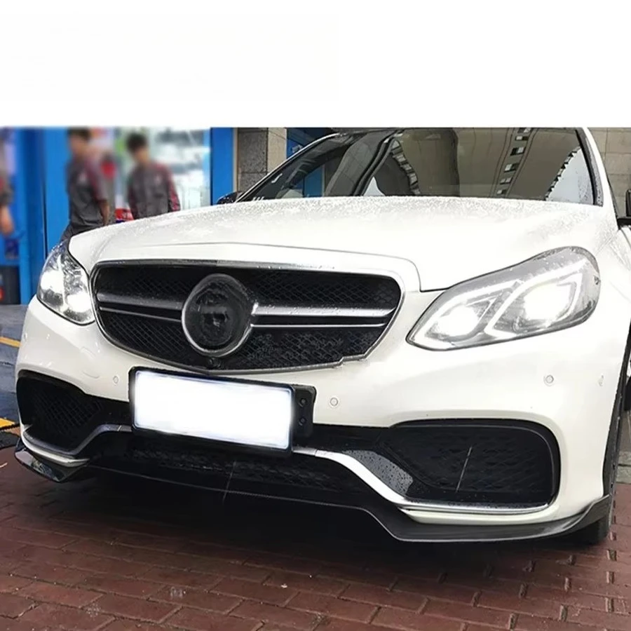 E클래스 W212 E63 카본 파이버 프론트 립 (E클래스 W212 E63 B 스타일 카본 파이버 프론트 스커트 W212 E63 프론트 스포일러)