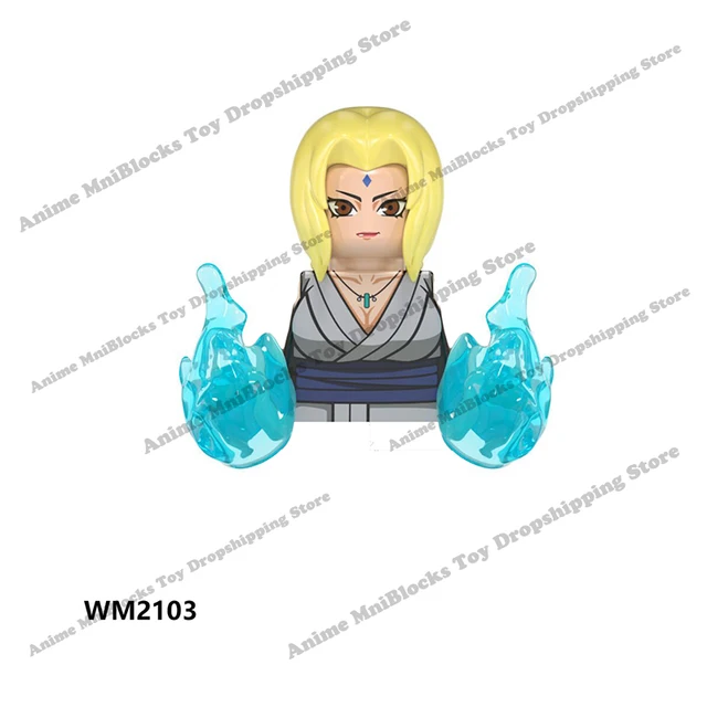WM6109 Naruto blocks anime Sasuke Kakashi Madara Zetsu Might Guy Rock Lee mini action toy figures Assemble bricks toys kid gifts Navy
