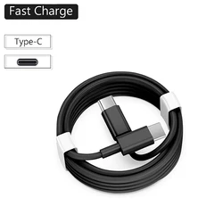 Enhanced Dual - Color Type C Fast Charging Cable - 60W PD, Available in 1M, 2M, 3M Lengths for 3m (Black  2PCS)