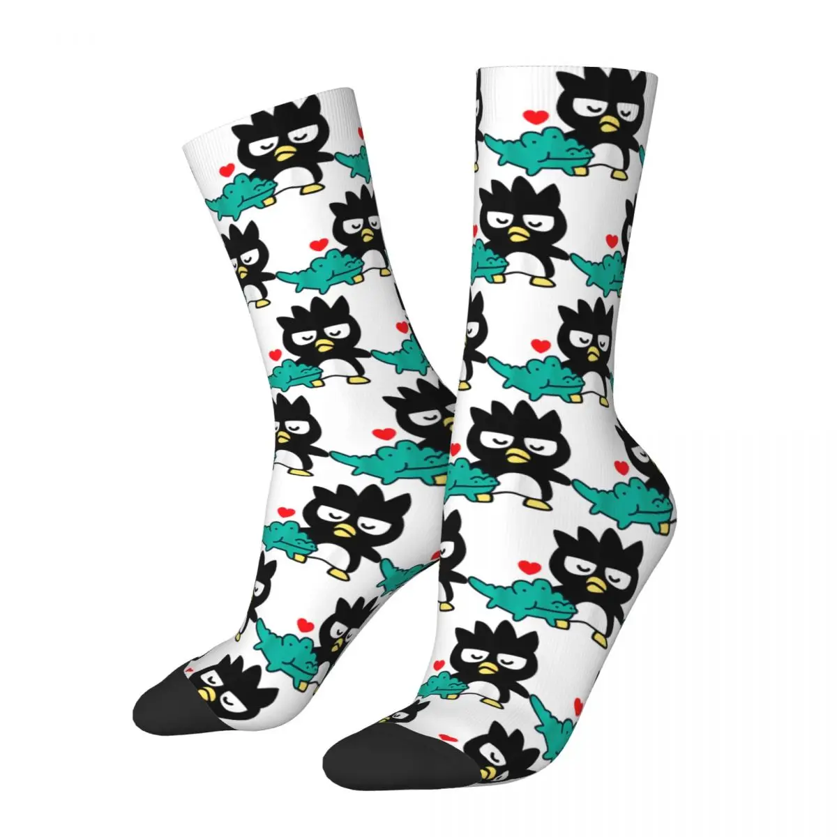 

Winter Warm Fashion Unisex Badtz Maru Friends And Love Socks Non-slip Basketball Socks