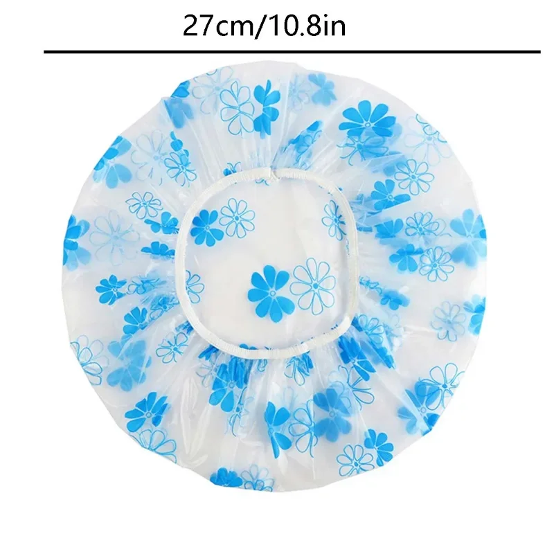 Shower Cap 1pcs Waterproof Bathing Household Long Hair Dry Kitchen Fume Prevention Sanitary