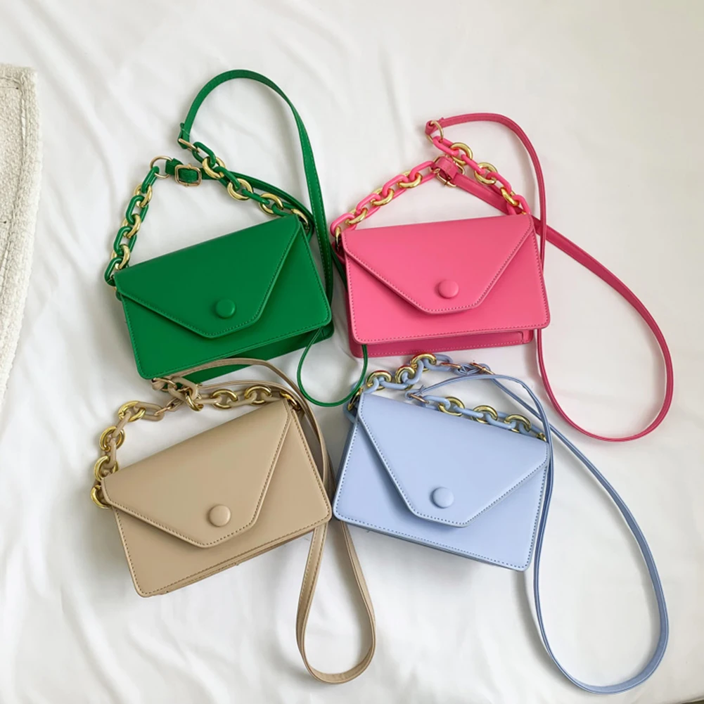 Women Shoulder Bag Solid Envelope Crossbody Bags Fashion Crossbody Purse  Handbags Female Bags Satchel Bags