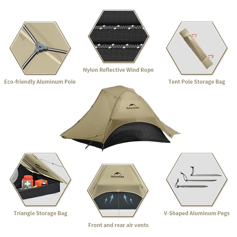 Naturehike Star River UL Ultralight Hiking Tent Tandem Outdoor Camping equipment Overnight Camping Tent