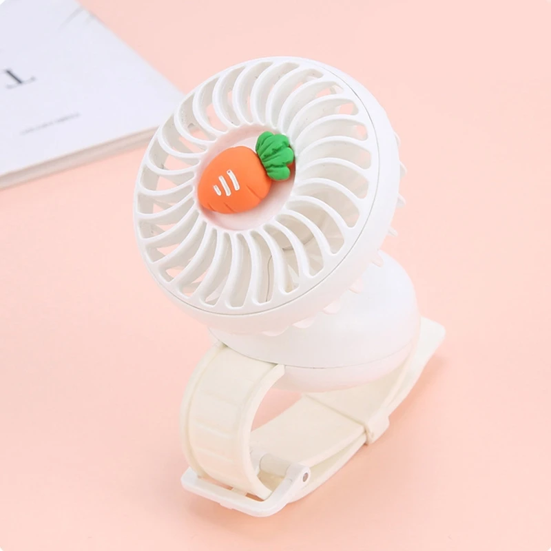 휴대용 시계 팬 여름 미니 캐리 손목 팬 개인 장난감 소녀 소년
