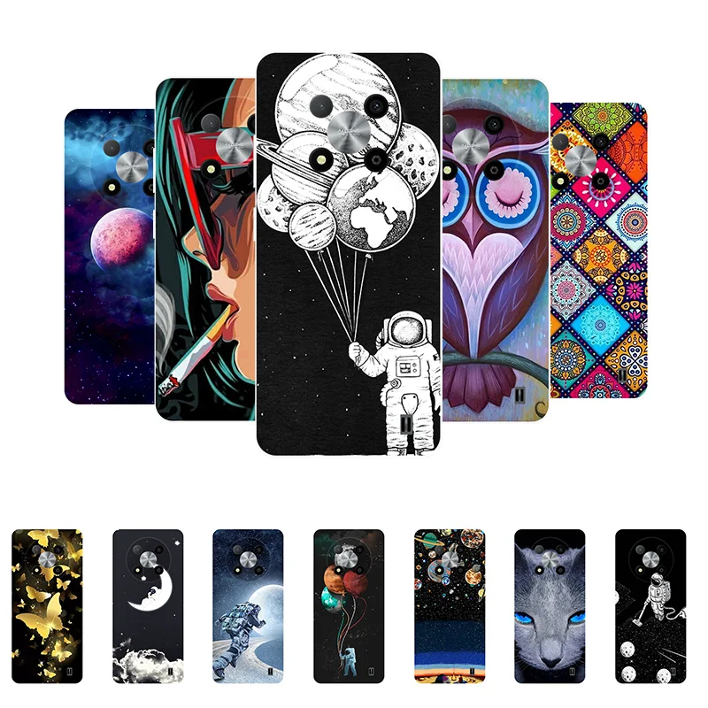 Per Zte Nubia Red Magic 8S Pro Cover Red Magic 8 Pro Plus Funda Astronaut Custodia Morbida In Silicone Per Redmagic8S Pro