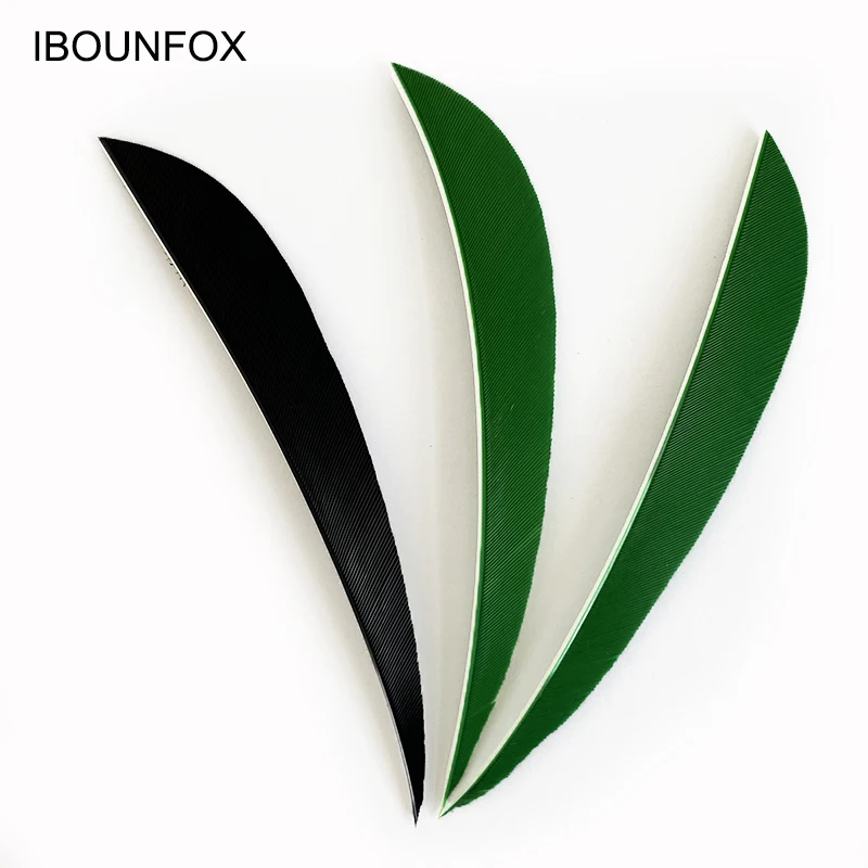 Archery Target Lamehfyo 30pcs Turkey Feather Fletching 3/4 Inch Arrow Feathers Vanes Arrow Fletching Right Wing For DIY Hunting Shooting Target Arrows Turkey Target