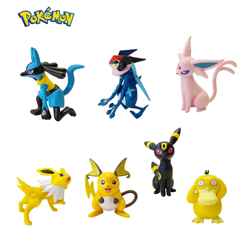 Big Pokemon figure Pikachu Action Figurine Lucario Raichu tomy