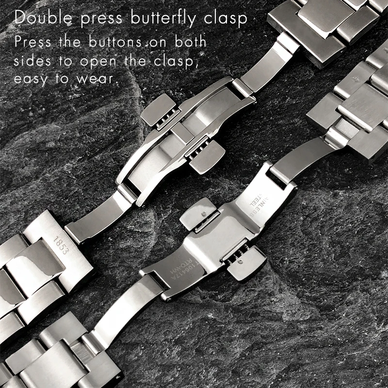 T106407A T106417a for Tissot V8 Series T-SPORT Adapted T106 Silver