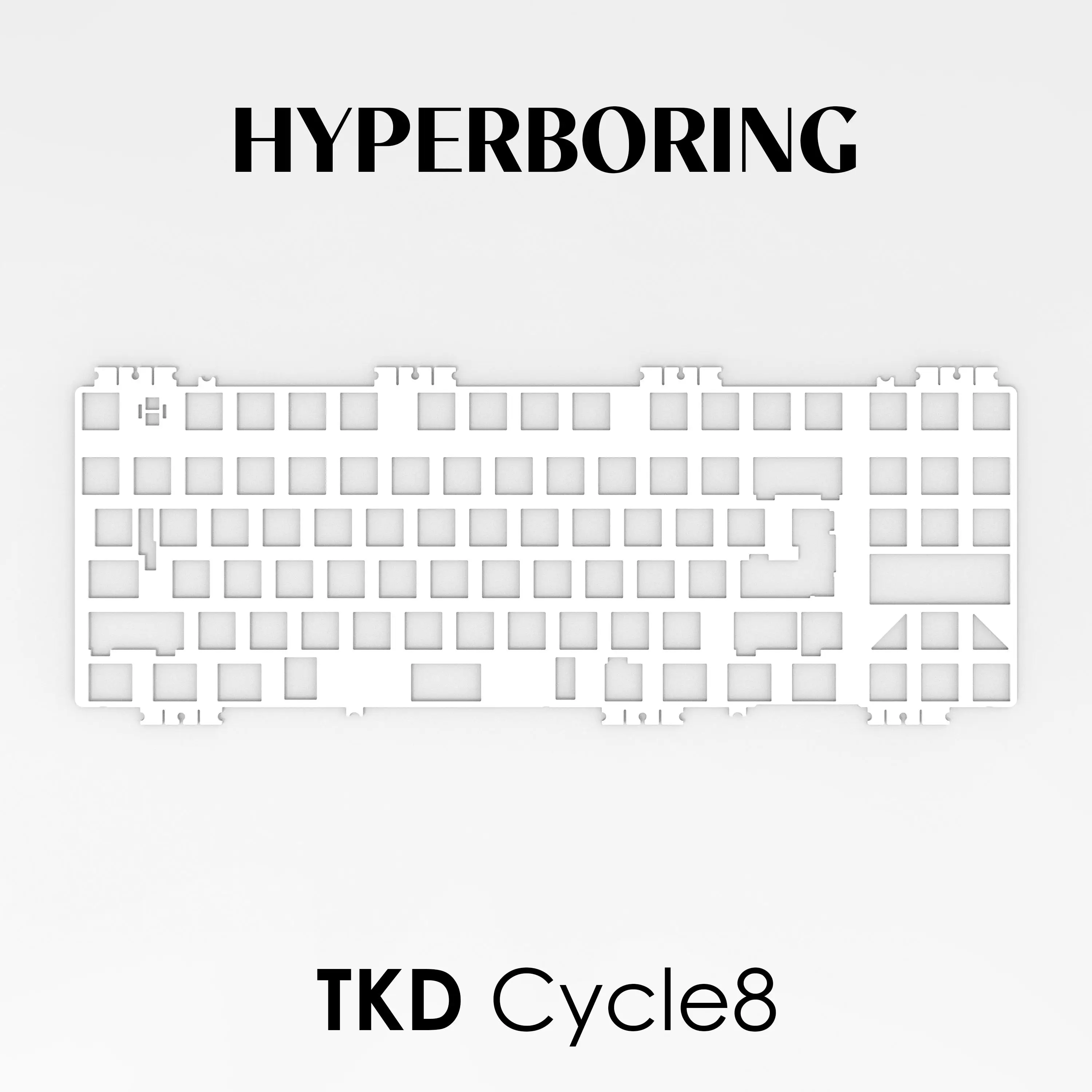 For TKD-Cycle8 Customized Mechanical Keyboard PP PC FR4 For TKD-Cycle8 Customized Mechanical Keyboard PP PC FR4