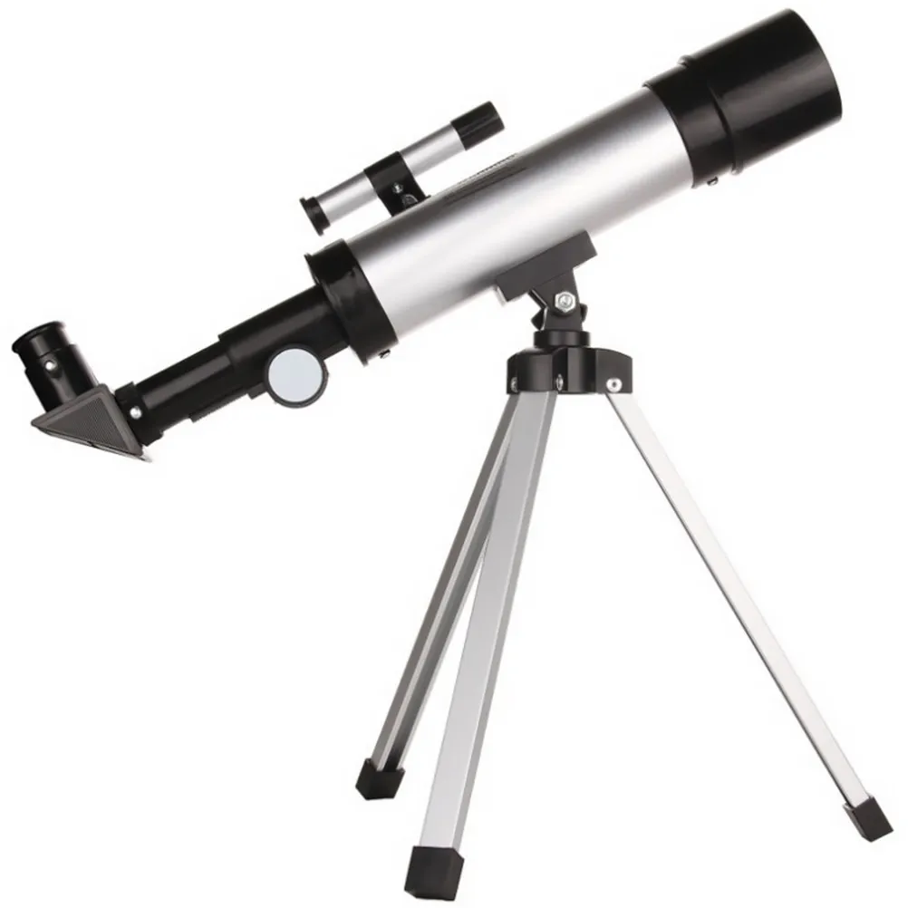 1세트 천문 망원경 36050Mm 야외 탐험 고배율 굴절식 별 관측 단안경 삼각대 90X