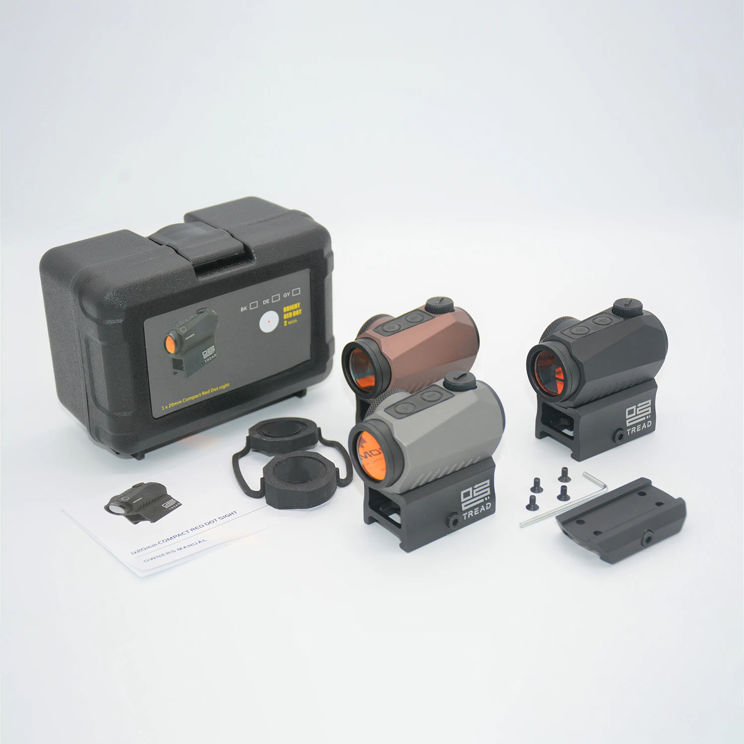 R5 Red Dot Sight Holographic Reflex Compact 2 MOA Airsoft Riflescope Hunting Scope With Riser Rail Mount High Quality