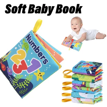 Soft Baby Sensory Cloth Book – Montessori Early Learning Toy for Infants 1