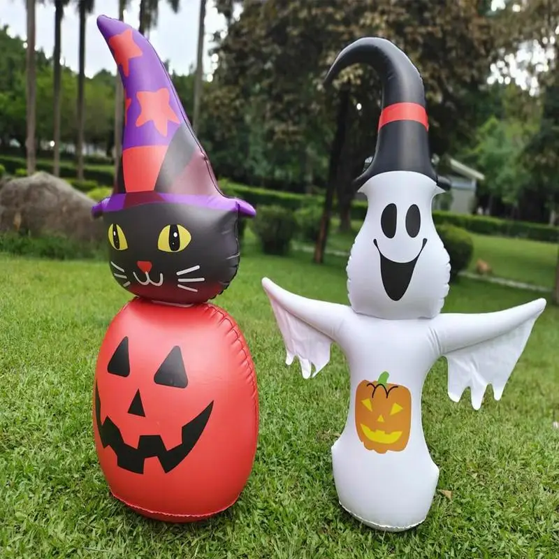 HalloweenInflatablesInflatableHalloweenDecorationsPumpkinCat