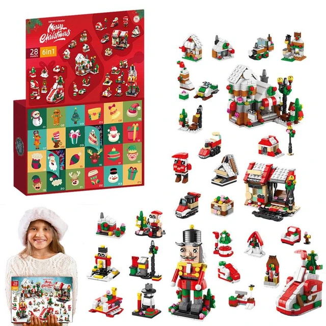 Christmas Advent Calendar 24 Days Countdown To Christmas Surprise Blind Box  Gifts Set 2023 Building Blocks Toys Gifts For Kids - AliExpress