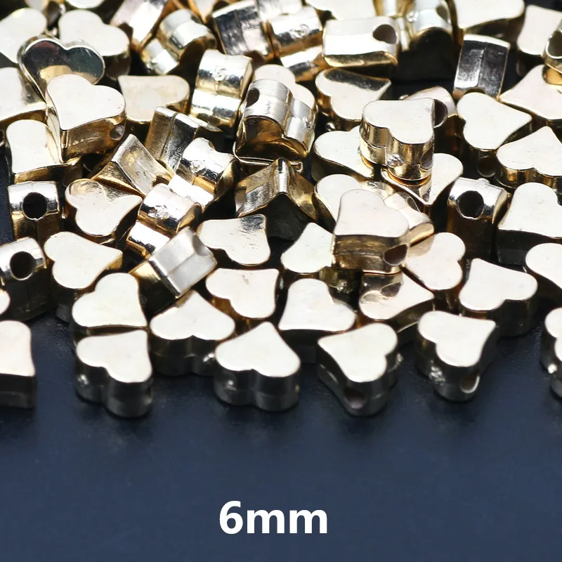Versatile CCB Charm Spacer Beads - 100pcs Flat Round