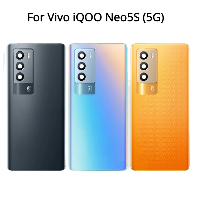 

6,62 дюймов для Vivo iQOO Neo5S / Neo 5S задняя крышка аккумулятора задняя крышка корпуса фотоэлементов ремонт фотоэлементов