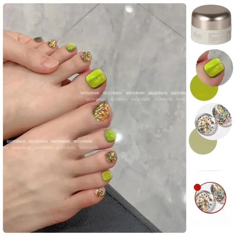 

Manicure Glassy Shiny Eye-catching Lasting Easy To Apply Glitter Gel Polish For A Sleek Look Long Lasting Shiny Nails Nail Trend