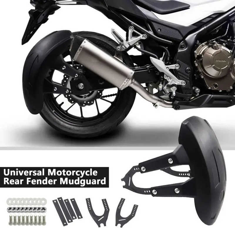 

Motorcycle Rear Mudguard Wheel Rear Cover Universal Anti Splash Mud Guard Motorcycle Accessories For Back Dirt Protection