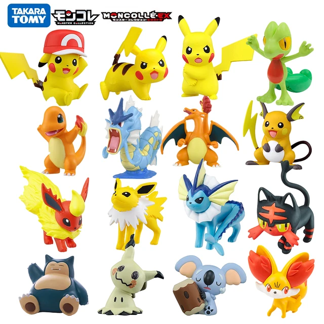 Ensemble de 6 figurines Pokemon 6-10cm, jouets en PVC, cadeau  d'anniversaire pour enfants - AliExpress