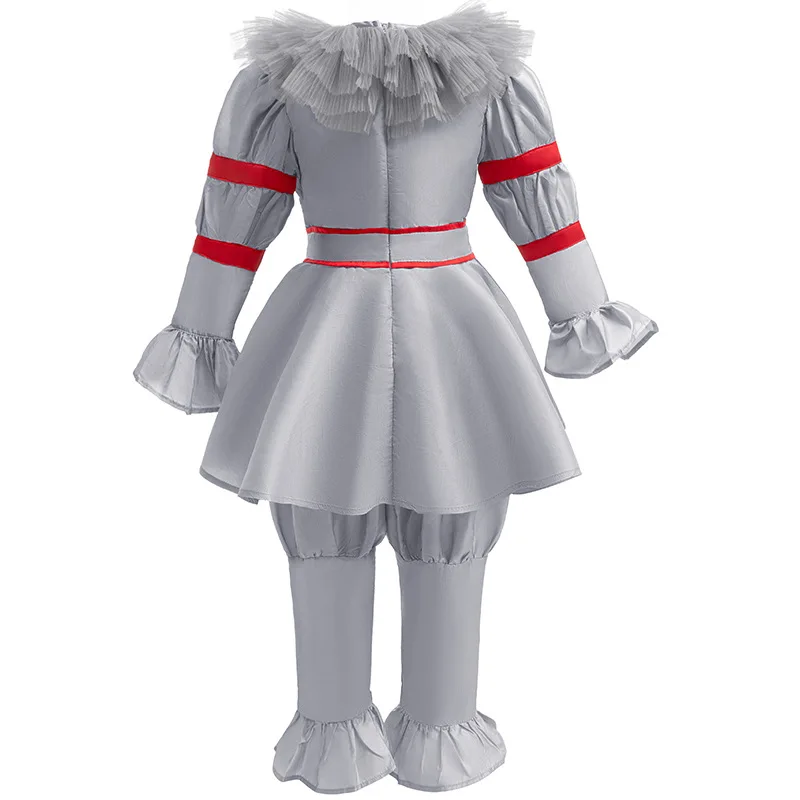 Kids Scary Joker Pennywise Costume 2