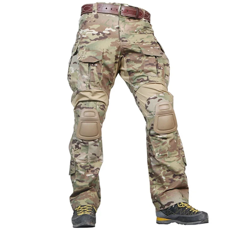 WOLF ENEMY G3 Outdoor Pants with Knee Pads Training Tactical Trousers MultiCam Black CP Blue Gen3 Hunting Hiking Camouflage