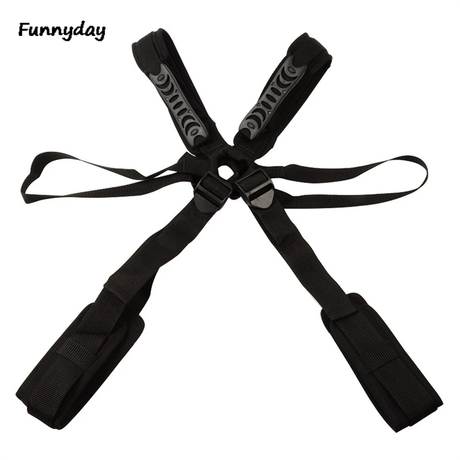 Shoulder Sex Swing Self Bandage Restraints Belt Leg Spreader Rope Sex Swing Erotic Toys For Couples Harness Adult Games