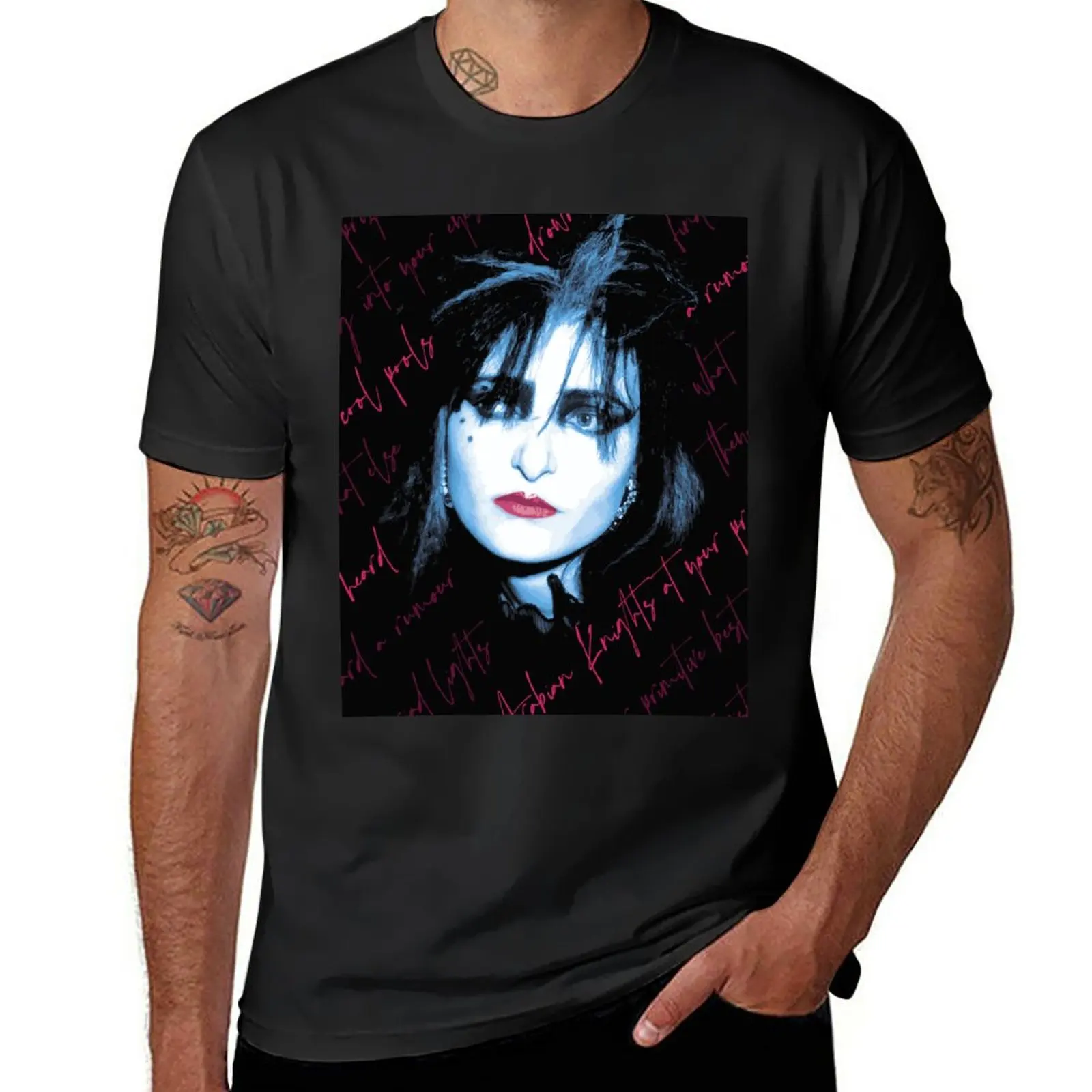 

Футболка Siouxsie для мальчиков, летняя одежда с принтом в виде рыцарей-Араб, черная, Топ