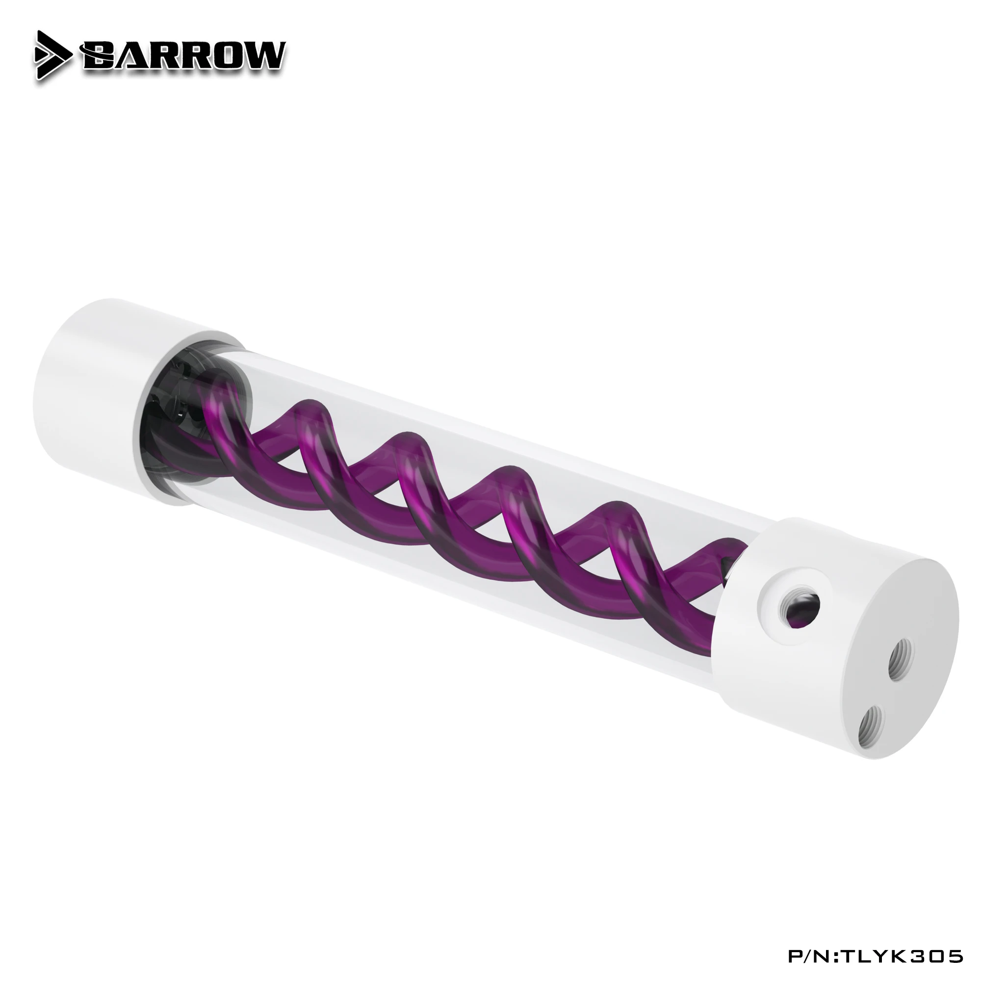 Tanque de Água Espiral Cilíndrico Tlyk305 mm da Suspensão do Virus de t da Multi-cor do Carrinho de Mão Furo Lateral Furo Superior para o Sistema de Refrigeração da Água - Imagem 6
