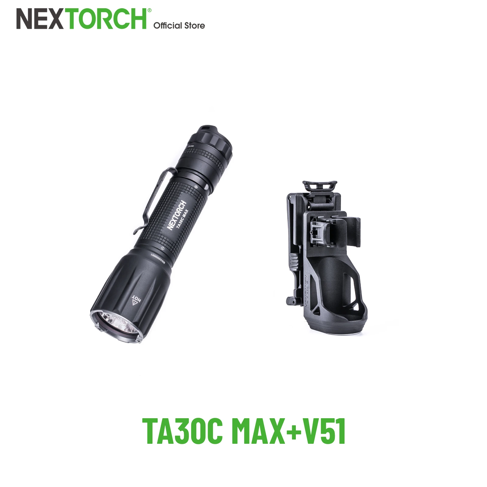 最大Nextorch-TA30Cの戦術的な懐中電灯、3000ルーメン、ハイ