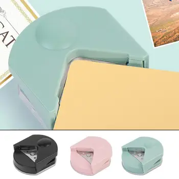 1PC carta arrotondata taglierina angolo arrotondatore carta portatile foro trimmer angolo bordo punzonatrice foto scrapbook ufficio fai da te artigianale strumento manuale