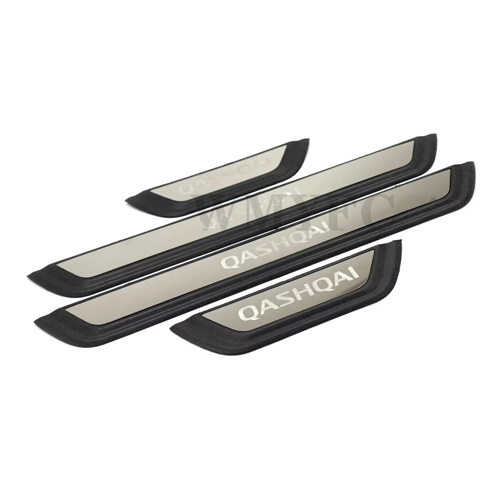 For Nissan Qashqai J12-Door Sill Kick Protector Guard Scuff Plate Pedal Cover Car Styling Accessories