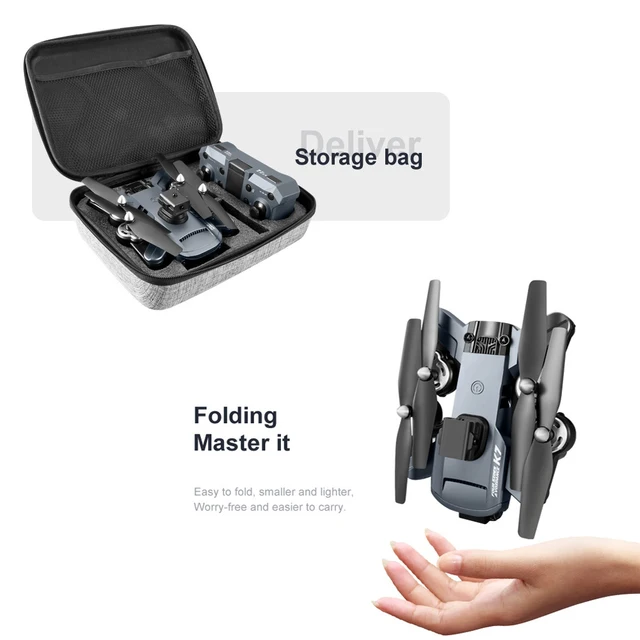 New K7 Mini Drone Professional 6K HD Camera ESC Wifi FPV with Optical Flow Obstacle Avoidance Rc Folding Quadcopter RC Helicopte 5