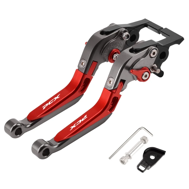 CHEKIS echtes Motorradzubehör für HONDA PCX125 PCX160 ABS-Version spezielle modifizierte Bremshupe mit Feststellfunktion Bremshebel Feststellbremshebel Handbremse verstellbarer Griff faltbarer Dosengriff – Detail 25