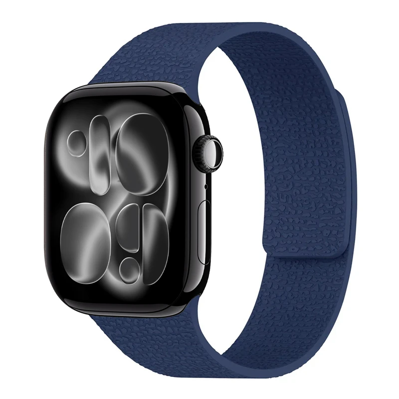 ตัวเลือกสินค้า สายรัดข้อมือซิลิโคนยืดหยุ่นสำหรับ Apple Watch ทุกรุ่น
