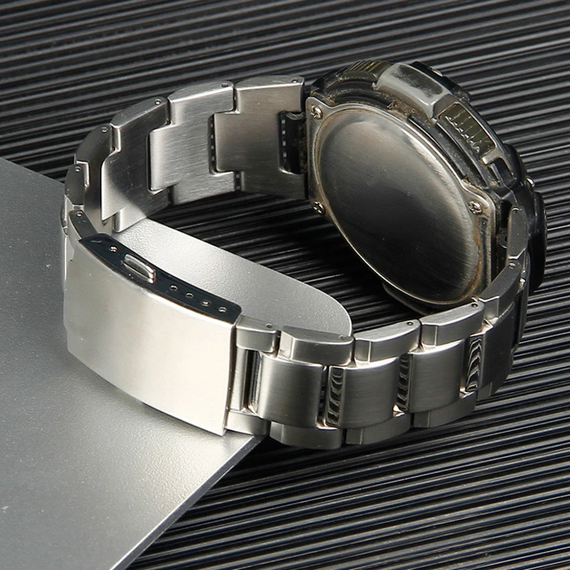 HighQualityStainlessSteelWatchBandsForCasioSGW100SGW100Watch