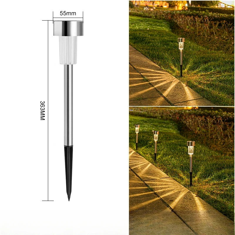 1/2/4Pcs Outdoor Solar Lights Garden Lamp Solar Powered Waterproof Landscape Path LED Light For Yard Backyard Lawn Patio Decora