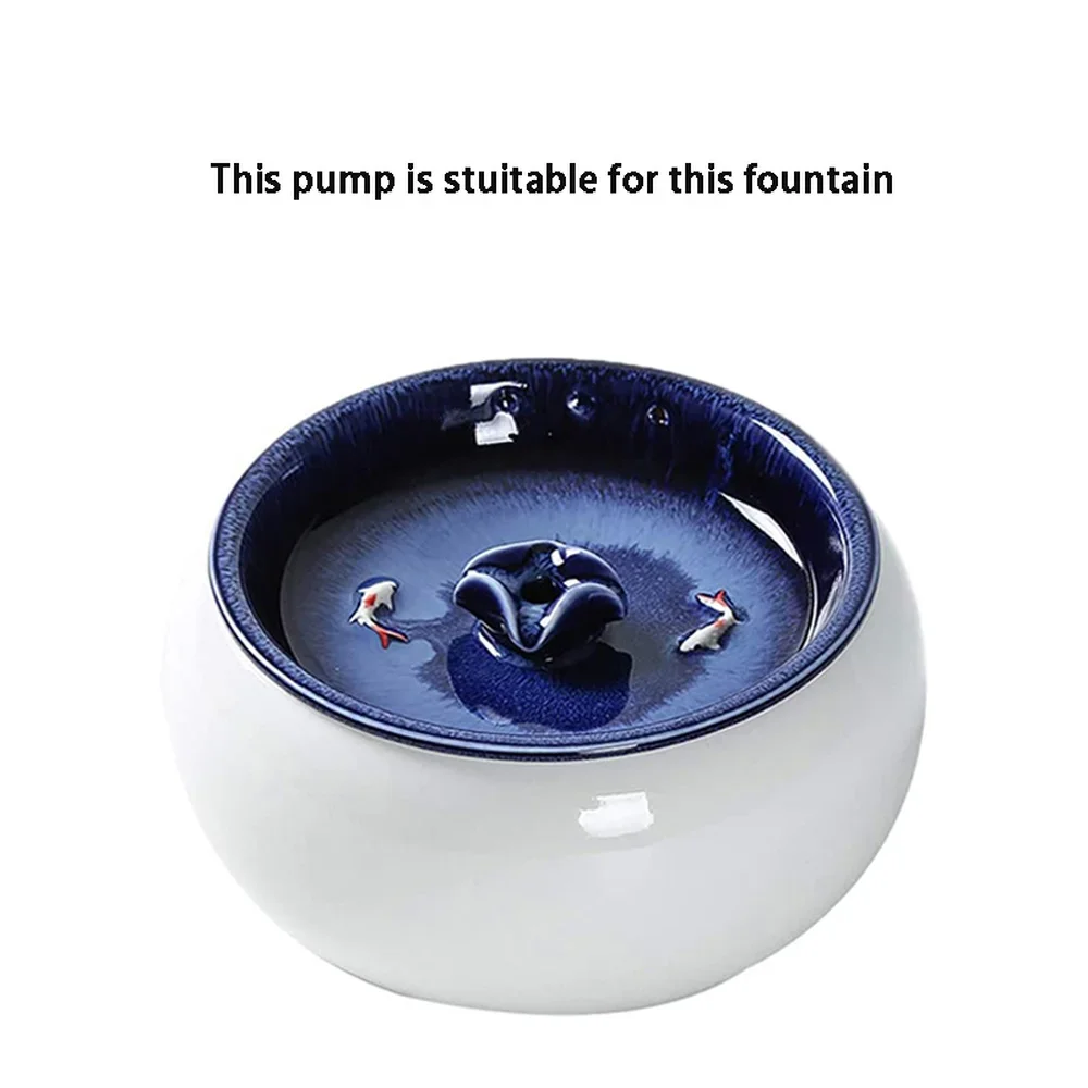 Water Pump Pet Cat Water Fountain Motor Accessories Replacement for Ceramic Cat Drinking Bowl Water Dispenser
