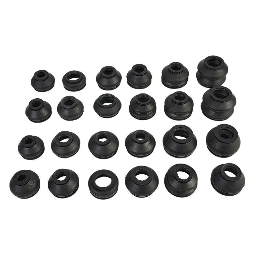 28 stücke Kugelgelenk Boot Suspension Lenkung Staub Abdeckung Track Spurstange Linkage Kit Spurstange Ende Und Kugelgelenk Staub stiefel Abdeckung – Detail 4